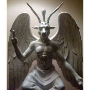  Satanic Statue Devil Statue   Massive Satanic Devil 