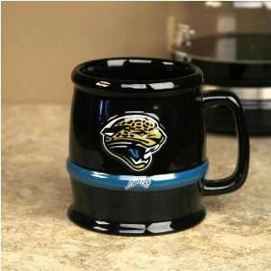  Jacksonville Jaguars Black Barrel Mug