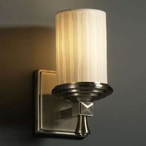  Limoges Deco One Light Wall Sconce Metal Finish Antique 