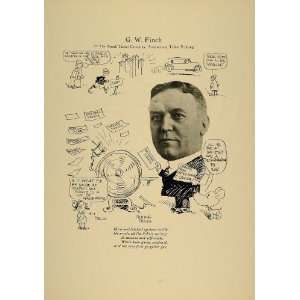  1923 Print G. W. Finch Ansell Amusement Tickets Chicago 