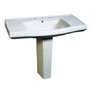 Schon Sinks SCCPL Contemporary Pedestal Lavatory White