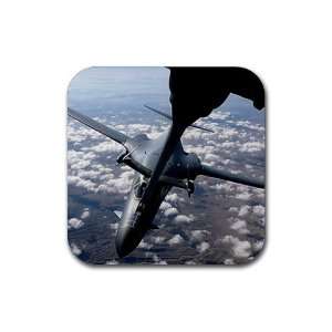  B1B ar plane Rubber Square Coaster set (4 pack) Great Gift 