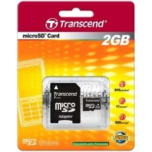 TRANSCEND, Transcend 2GB microSD Card (Catalog Category Computer 