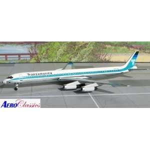  Aeroclassics Transamerica DC 8 63 Model Airplane 