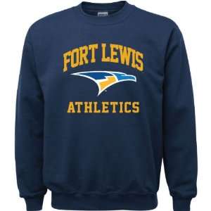  Fort Lewis College Skyhawks Navy Youth Athletics Arch 