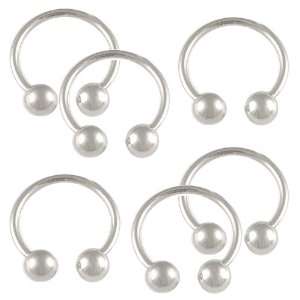   tragus horseshoe rings earrings circular barbells ALFO   Pierced Body