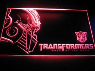 Transformer Autobot Logo Beer Bar Light Sign Neon TF011  