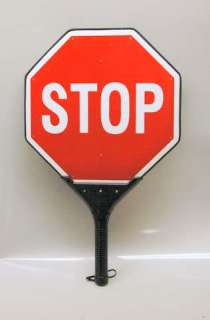 LED Flashing Stop Sign   Hand Held   New  