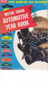 Motor Trend Automotive Yearbook 1955 Cars  