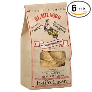 El Milagro Tortilla Chips Totopos Grocery & Gourmet Food