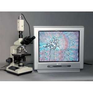  AmScope Professional Compound Video Microscope System 40x 