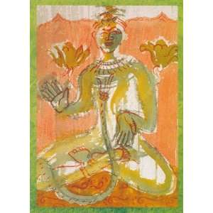  Sri Lakshmi, Note Card, 5x7