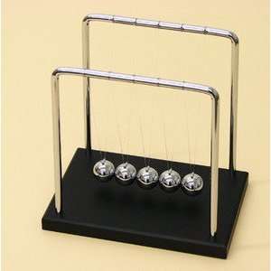 Newtons Cradle or Collision Balls Apparatus Large for Physics  