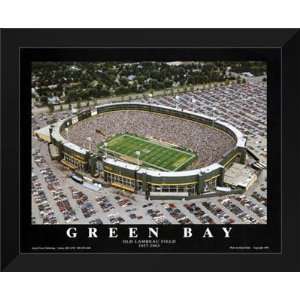   FRAMED 26x32 Green Bay Packers Old Lambeau Field
