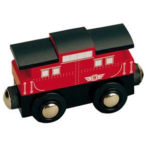   Red Caboose Fits Thomas the Tank Engine Train Tracks and Brio  