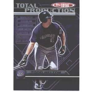  2003 Topps Total Production #TP7 Todd Helton   Colorado 