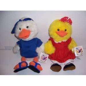   Collectible Plush Jack Quacker and Suzy Ducken (1995) Toys & Games