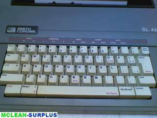 Smith Corona 5A SL 460 Electronic Typewriter  