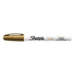  Sharpie Oil Based Fine Point Paint Markers, 12 Gold 