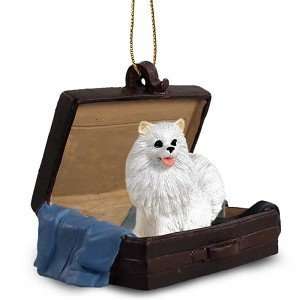  American Eskimo Miniature Traveling Companion Dog Ornament 