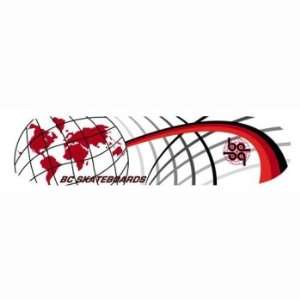  BC Global 3 Deck 7.5   White/Red