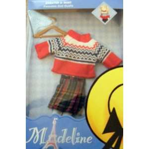  Madeline 8 Inch Doll Sweater & Skirt Doll Outfit Clothes 