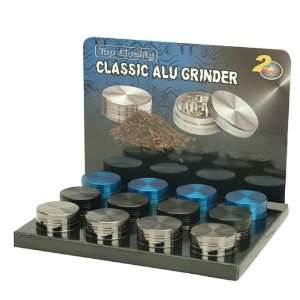    1.5 2 Parts Handmuller Silver Herb Grinder 