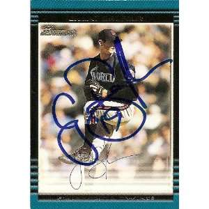 Tampa Bay Rays Grant Balfour Signed 2002 Bowman Card  