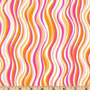  45 Wide Rhumba Waves Pink Fabric By The Yard Arts 