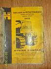 Hyster Company Parts Book & Instruction Manual D89B Power Towing Winch