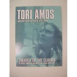 Tori Amos Handbill Poster Rose Garden Oregon