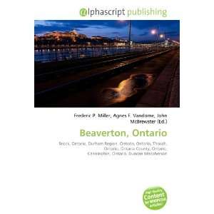  Beaverton, Ontario (9786132704375) Books