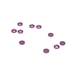  Dynamite 2mm Countersunk Washers, Purple (10) Toys 