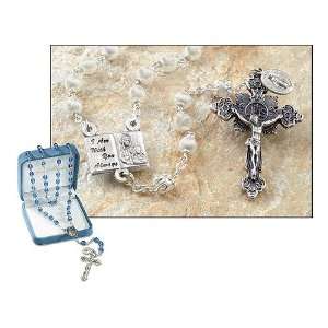   First Communion Rosary   I Am With You Always / Girl Jewelry