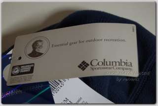COLUMBIA PITT COLLEGIATE NAVY BLUE BEANIE HAT CAP BNWT  