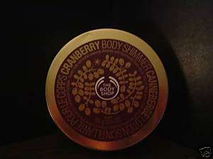 THE BODY SHOP CRANBERRY BODY SHIMMER   NEW  