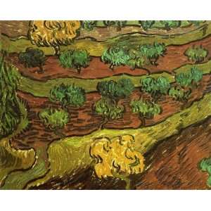   Trees against a Slope of a Hill Vincent van Gogh