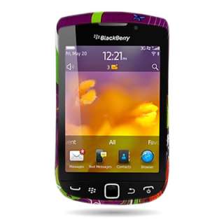   Faceplate Case For Blackberry Torch 9800 9810 Phone Purple Flower