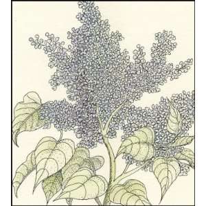  Lilacs, Original Mixed Media Artwork, Home Decor Artwork 