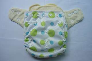 Organic Bamboo Baby Cloth Diaper + 2 Inserts BG06  