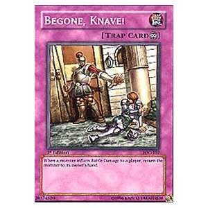  YuGiOh Invasion of Chaos Begone, Knave IOC 107 Common 