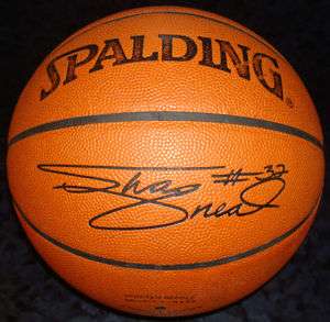 SPALDING Shaquille Oneal BASKETBALL SHAQ Autograph BALL Magic 
