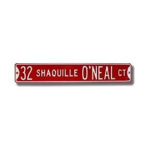  Miami Heat Shaquille ONeal Court Street Sign
