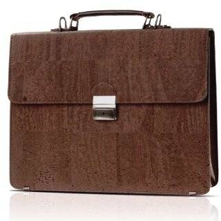 Corkor Executive Briefcase, Brown Cork Eco friendly by Corkor