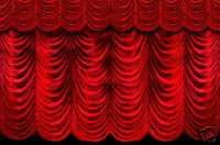 Austrian Curtain Drapes theater Stage front backdrop  