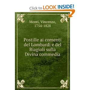 Postille ai comenti del Lombardi e del Biagioli sulla Divina commedia