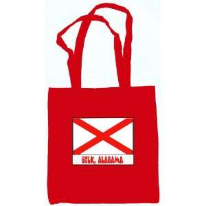  Belk Alabama Souvenir Tote Bag Red 