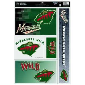  NHL Minnesota Wild Ultra Decal Multiple Designs (11 x 17 