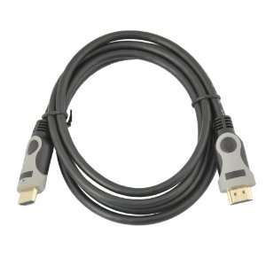   HDMI M / M Cable with Gold Plated Connector, Black / Grey Electronics