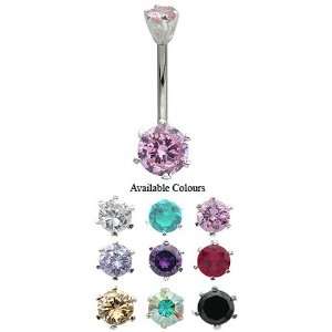 Belly button ring by GlitZ JewelZ ?   Made with 10MM Austrian cut CZ 